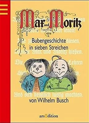 Max Und Moritz. (Ab 4 J.). By Busch Wilhelm Book The Fast Free Shipping • $7.29