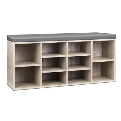 $86.95 • Buy Artiss Shoe Cabinet Bench Shoes Storage Rack Organiser Wooden Shelf Cupboard Box