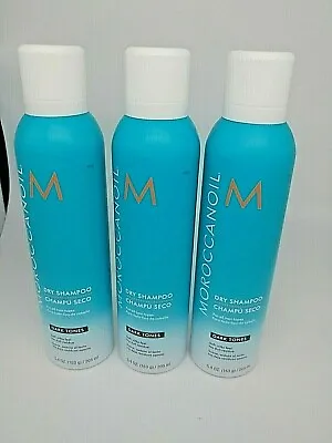 (3x) SAME DAY SHIP Moroccanoil Dry Shampoo 5.4 Oz - Dark Tones (THREE PACK) • $58.99