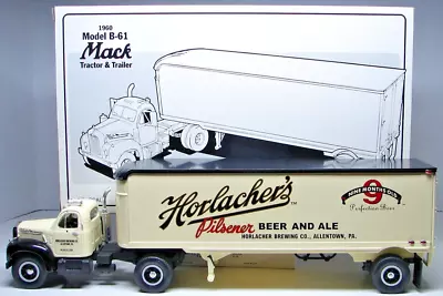 First Gear 1960 Mack B-61 - Horlachers Beer -  1:34 Die-cast Brand New Mib • $64.95