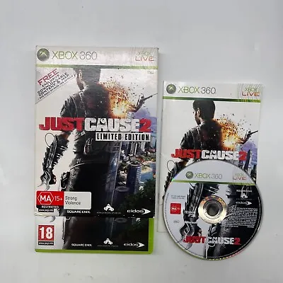 Just Cause 2 II Limited Edition Xbox 360 Game + Manual PAL 28j4 • $19.95