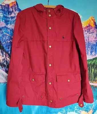 Jack Wills Canvas Anorak Red Xs 🌧️vgc 🌧️ • £12.95