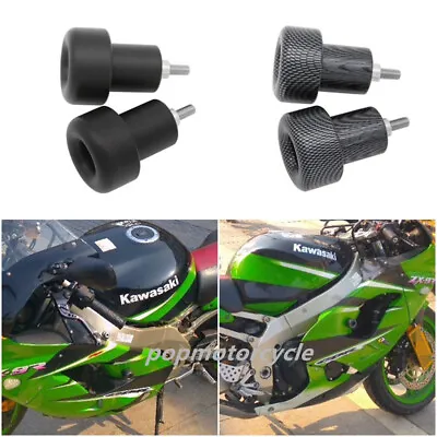 No Cut Frame Sliders For Kawasaki ZZR600 Ninja 636 ZX6 ZX6R ZX9 ZX9R ZX12 ZX12R • $19.99