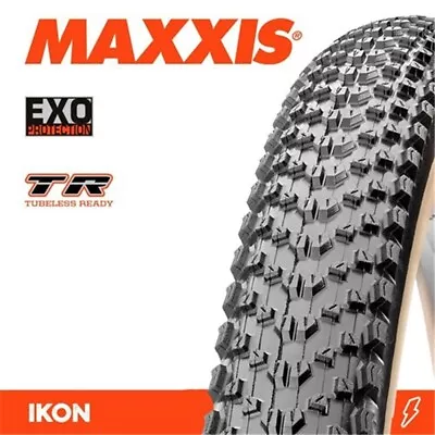 Maxxis Ikon Bike Tyre - 29 X 2.20 - EXO Tanwall - Folding - 60TPI - Pair • $162.77