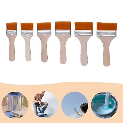 6pcs Chalk Milk Paint And Wax Brush Set For Stencil Brushes Home Furniture Paint • $12.80