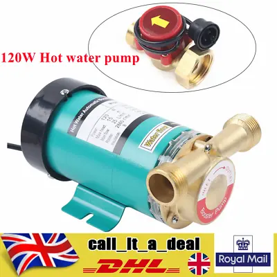 Hot Water Booster Mains Pressure Shower Pump Electric Boost Automatic Switch • £71