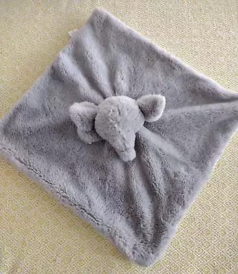 Mud Pie Gray Elephant Satin Lovey Security Blanket Plush Silky Mudpie • $12.99