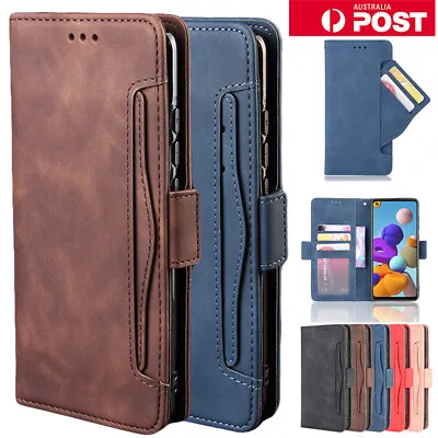 For Xiaomi Redmi Note 9S 9 8 8T 7 K20 9T Pro Case Leather Wallet Card Flip Cover • $90