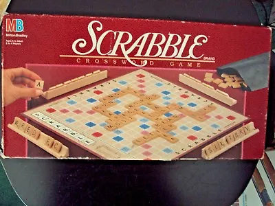 Vintage Milton Bradley Scrabble Game Board Incomplete 1982 1989 #4024  • $6.93