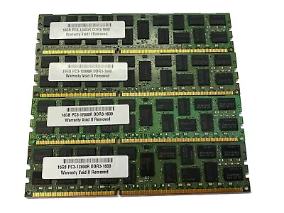 64GB 4x 16GB DDR3 Memory For Dell Precision Workstation T3600 T5600 T7600 • $39.99