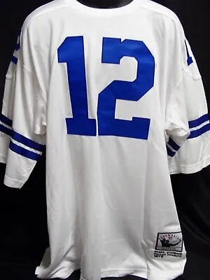 Roger Staubach Dallas Cowboys Mitchell & Ness 1975 Jersey Size 56 • $74.99