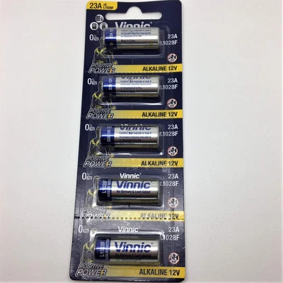 £5.20 • Buy 5 X Vinnic 23A A23 L1028 L1028F MN21 E23A K23A 23AE 12V Batteries