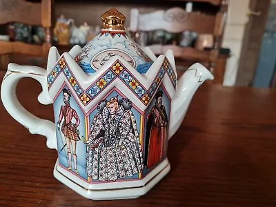 Sadler Teapot Queen Elizabeth 1st Fighting The Soanish Armada Excellent... • £8