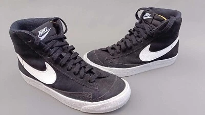 £15.99 • Buy Nike Blazer Mid 77 Suede Black White Trainers  Size UK 3.5 DD3237-002