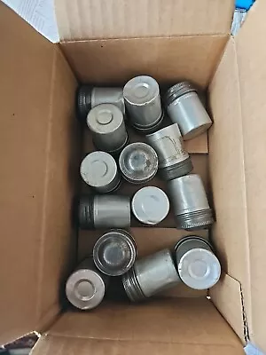 Metal Film Canister 35mm Tin Container Empty Vintage Lot Of 14 See Photos • $18.75