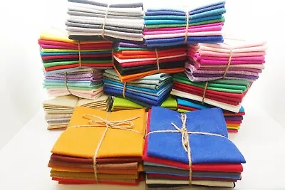 £40.99 • Buy FELT SQUARE PACKS Wool Blend Craft  9  / 22cm EN71 Standard (multi - Packs)