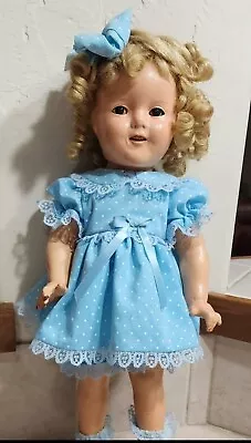 Vintage 1930s Ideal Shirley Temple Composition Doll 17  • $150