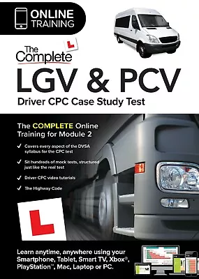 The Complete LGV & PCV Driver CPC Case Study Tests 2022 (Mod 2) Online Edition • £13.99