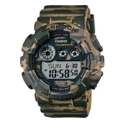 Casio GD-120CM-5CR G-Shock Classic Brown Camouflage Resin Band Round Watch • $115.90