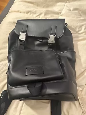 Coach Track Backpack C2710 QB/Black Leather  • $111.50