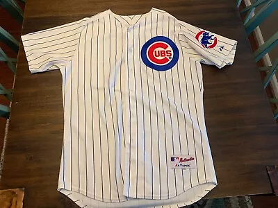 Chicago Cubs Nomar Garciaperra Majestic Jersey #5 Size XL 48 Pinstriped • $34.99