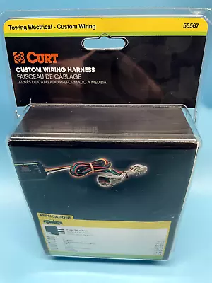 Curt Trailer Hitch Wiring Connector 55567 For Mazda 6 Toyota Fj Cruiser Camry • $50.95