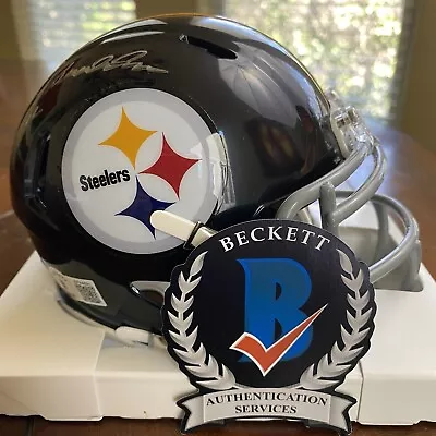 Terry Bradshaw Autographed Signed Pittsburgh Steelers Mini Helmet Beckett • $101