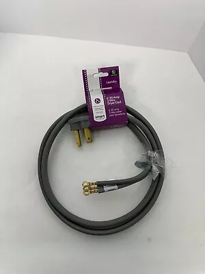 Smart Choice 6' 30-Amp 3 Wire Dryer Cord Required For Hook-Up NEW • $13.50