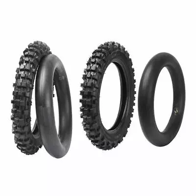 60/100-14 80/100-12 Tire And Tube For JR50 TTR50 PW80 KLX110 KX65 TTR DRZ 110 • $109.25