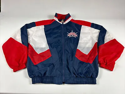 Vintage Cleveland Indians Starter Jacket Mens Medium MLB All-Star Game 1997 90s • $43