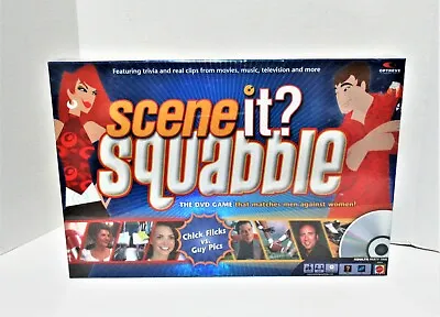 Scene It? Squabble NEW SEALED Chick Flicks Vs Guy Pics The DVD Game By Mattel • $16