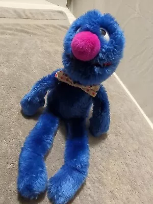 Vintage Applause Grover Plush Sesame Street Muppets Stuffed 17  Blue Bow Tie • $18