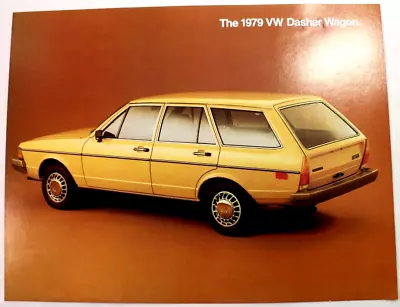 1979 Volkswagen VW Dasher Wagon Dealership Sales Brochure • $11.95