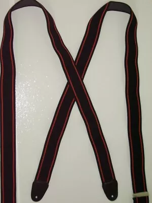 Men's X Style Suspenders Button On BLOR Motorcycle Design USA Made • $19.66