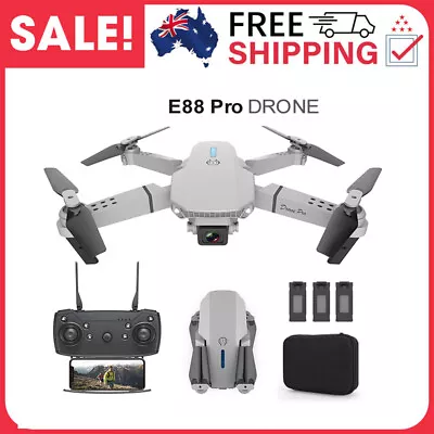 $29.99 • Buy 4K HD WIFI FPV Drone With Camera RC Foldable Wide Angle Aerial Pro Quadcopter