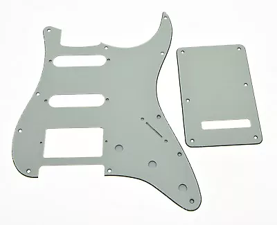 £9.88 • Buy Ivory/Parchment ST Strat HSS Guitar Pick Guard Back Plate Fits Fender 