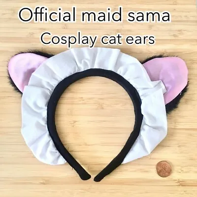 SUPER RARE Official Kaichou Wa Maid Sama Cosplay Maid Cat Ears V GOOD COND Anime • $48.99