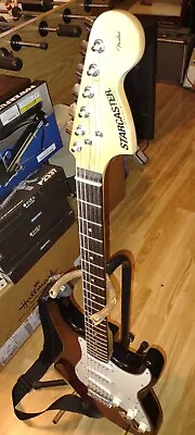 $150 • Buy Fender Starcaster 'strat' Electric Guitar W/stand