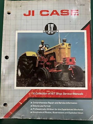 JI Case I & T Shop Service Manual C-202 • $12