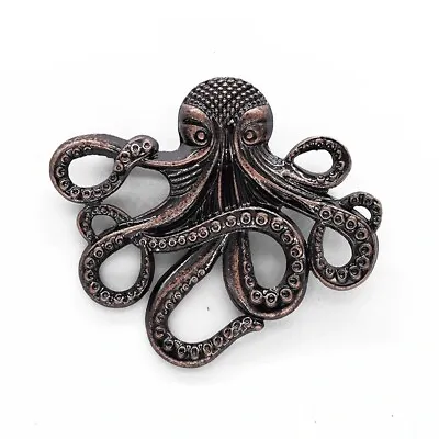 Octopus Brooch Pin Steampunk Jewelry Punk Accessories • $7.55