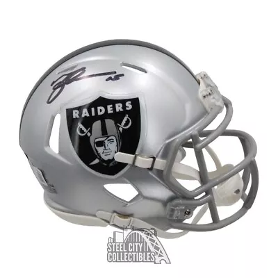 Michael Crabtree Autographed Oakland Mini Football Helmet - BAS • $89.96