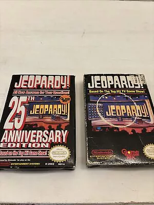 Lot Of 2 Jeopardy NES Complete Games (Very Good) • $30