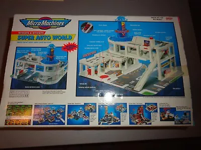 1996 Galoob Micro Machines Vintage Super Auto World W/ Car In Original Box 74442 • $85