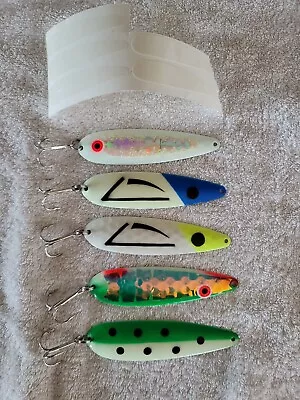 Moonshine Glow Assortment Lot Of 5 Magnum Lures Glow Envelope 10 • $29