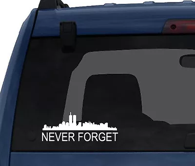 9/11 Nyc Skyline Never Forget Macbook Car Tablet Art Vinyl Decal • $8.99