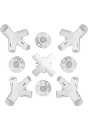 £8.90 • Buy 9PCS Gazebo Replacement Spare Connectors Parts For 3×3M Awning Tent 19/25MM