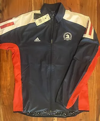 Adidas Primeblue Boston Marathon 2020 Official Areoready Full Zip Jacket Medium • $111.34