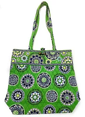 Vera Bradley Green Cupcake Toggle Shoulder Tote Bag • $12