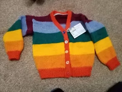 Hand Knitted Baby Cardigans 12-18months • £8