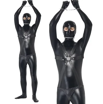 Mens Comedy Gimp Fancy Dress Costume Stag Night Suit Outfit New By Smiffys • $43.57